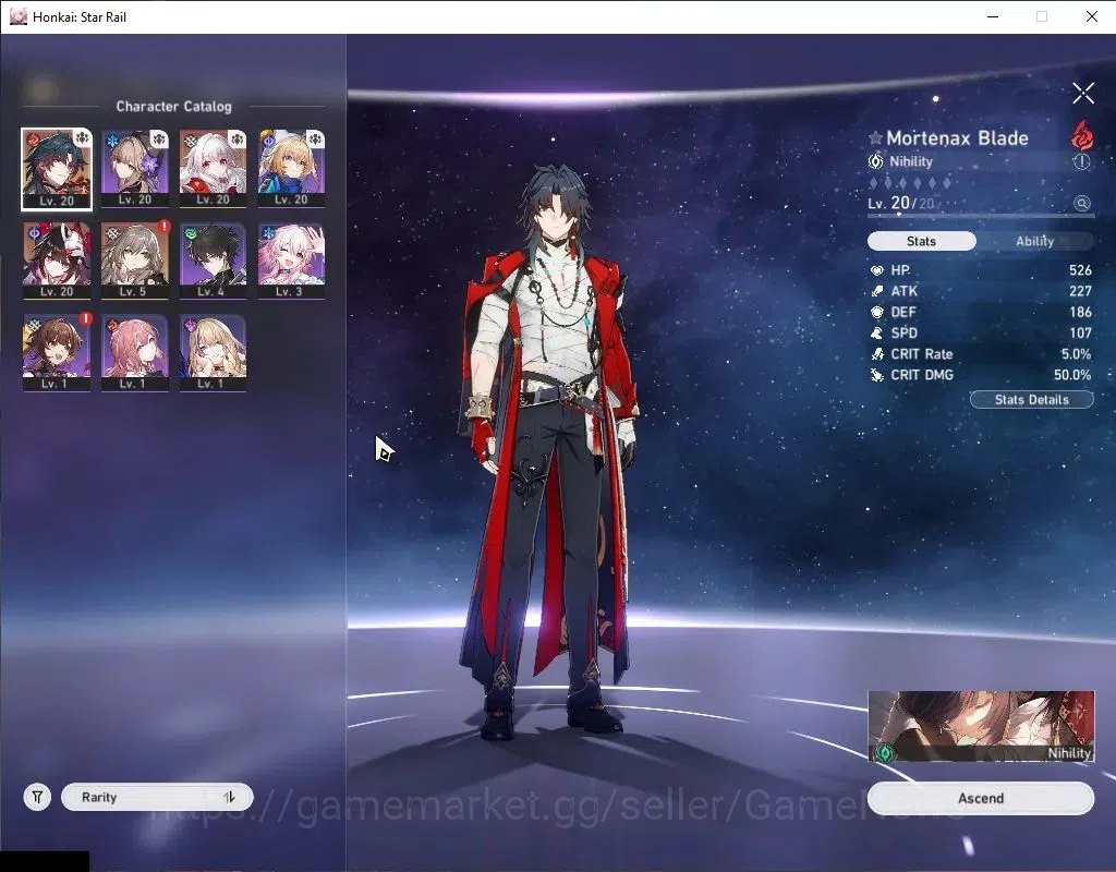Honkai Star Rail Accounts Asia | TL 8 | 2 Limited | Mortenax Blade, Sparkle| image 4