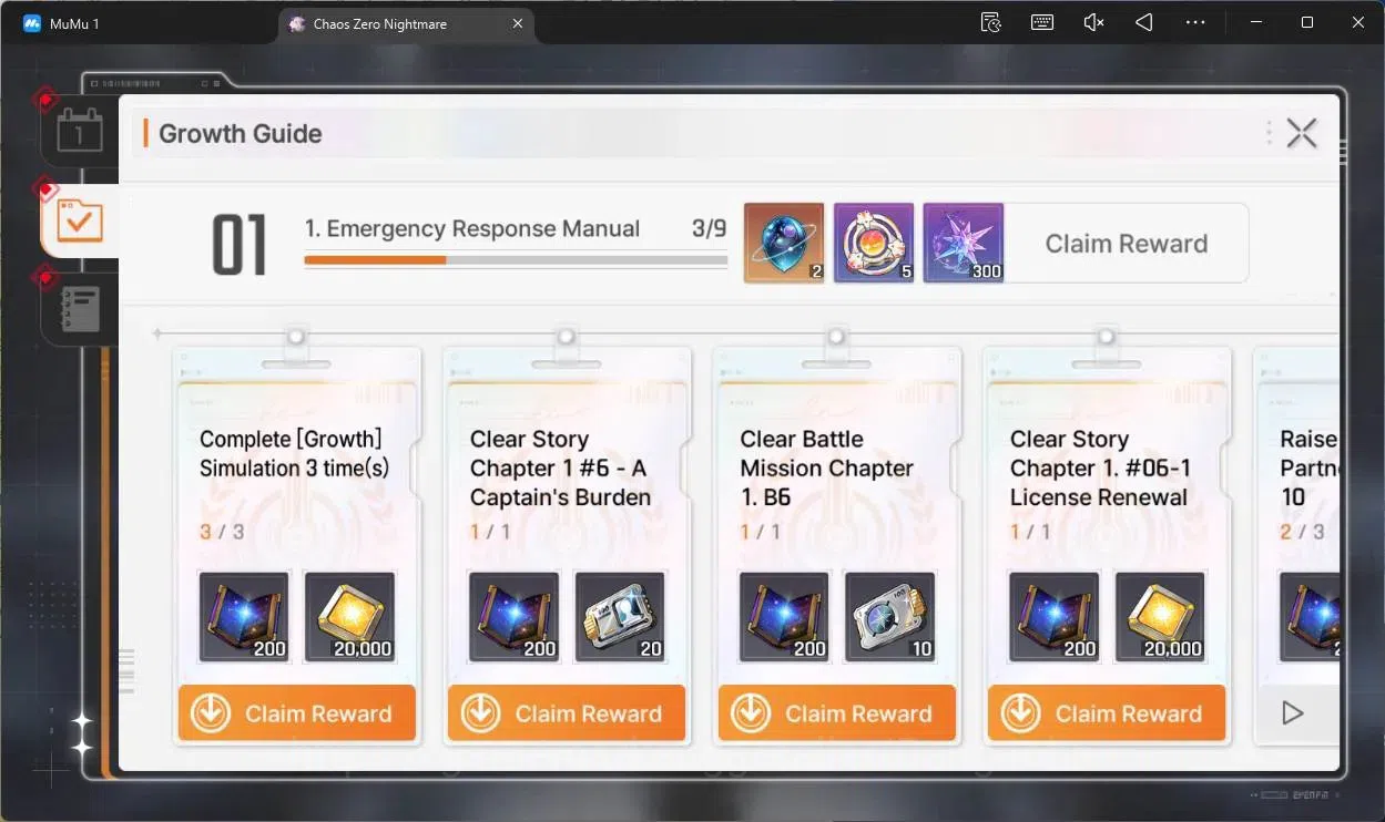 Chaos Zero Nightmare Accounts ASIA | Lv54 | 4 SSR | Heidemarie ME 2 | Selector O image 2