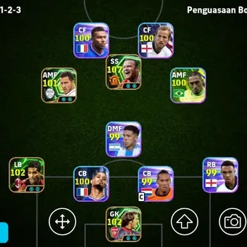 eFootball Accounts Legends & Iconic Players Mobile|PW 3100|Wayne Rooney Epic,David Seaman Epic,Eden Hazard Epic,Serginho