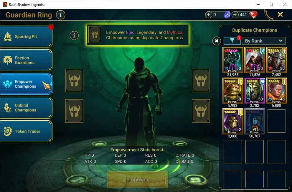 Raid: Shadow Legends Accounts Lv55 1M Power|1 Mythic(H Lazarius)|23 Legend(Lord  image 12
