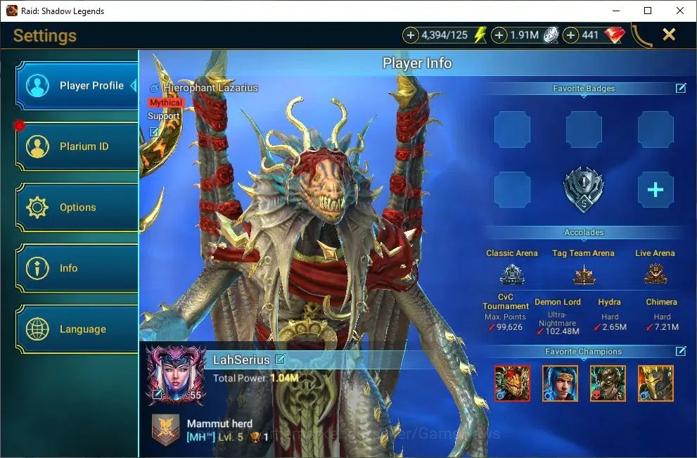 Raid: Shadow Legends Accounts Lv55 1M Power|1 Mythic(H Lazarius)|23 Legend(Lord  image 2
