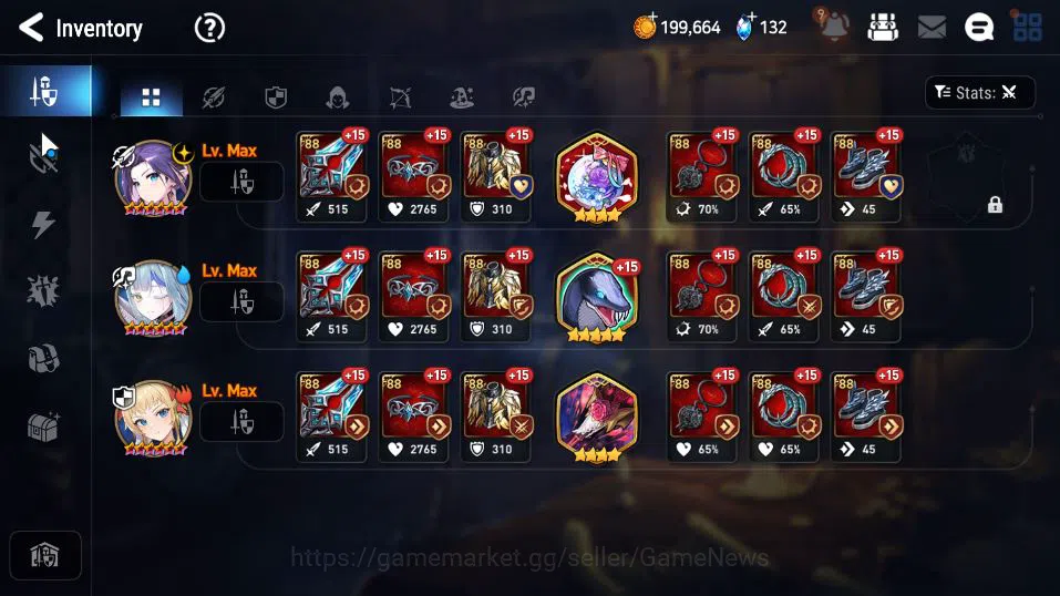 Epic Seven Accounts GLOBAL UNVERIF|New Era|5 ML(BArunka,DB Senya,SP Po image 10