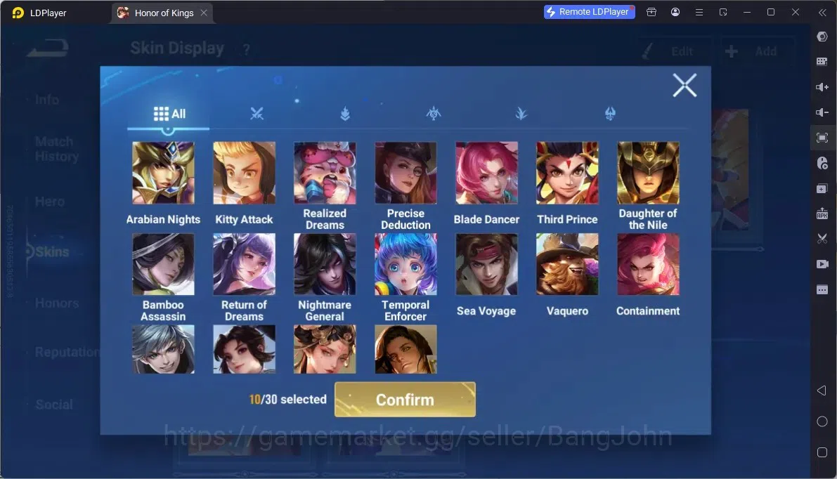 Honor of Kings Accounts Rare Skin Global|113H 102S|Preciuos Ultraman Mozi,Legend Wukong,GM Gan&Mo, Augran FoxSpirit 11