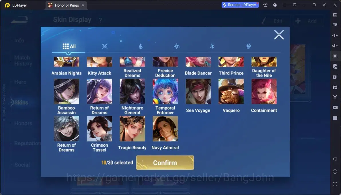 Honor of Kings Accounts Rare Skin Global|113H 102S|Preciuos Ultraman Mozi,Legend Wukong,GM Gan&Mo, Augran FoxSpirit 12