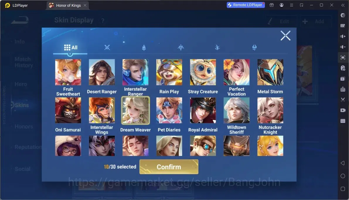 Honor of Kings Accounts Rare Skin Global|113H 102S|Preciuos Ultraman Mozi,Legend Wukong,GM Gan&Mo, Augran FoxSpirit 6