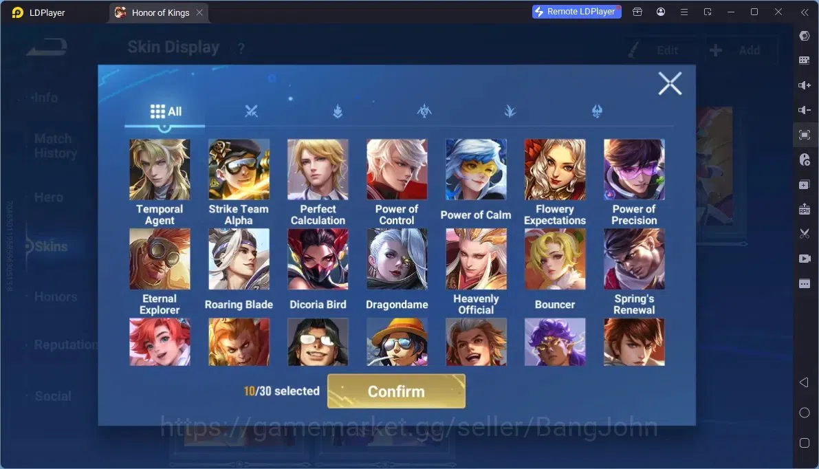 Honor of Kings Accounts Rare Skin Global|113H 102S|Preciuos Ultraman Mozi,Legend Wukong,GM Gan&Mo, Augran FoxSpirit 8