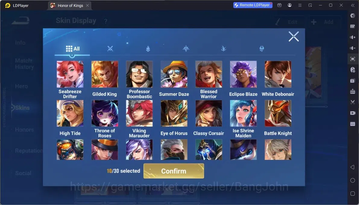 Honor of Kings Accounts Rare Skin Global|113H 102S|Preciuos Ultraman Mozi,Legend Wukong,GM Gan&Mo, Augran FoxSpirit 9