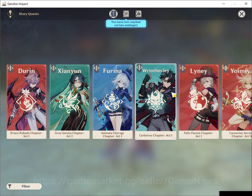 Genshin Impact Accounts ASIA|AR 58|10 Limited +3(*5Weapon)|xilonen+sign,Ar image 13