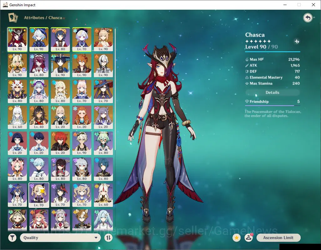 Genshin Impact Accounts ASIA|AR 58|10 Limited +3(*5Weapon)|xilonen+sign,Ar image 3