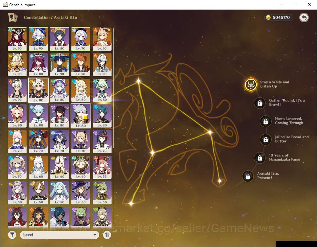 Genshin Impact Accounts ASIA|AR 58|10 Limited +3(*5Weapon)|xilonen+sign,Ar image 4