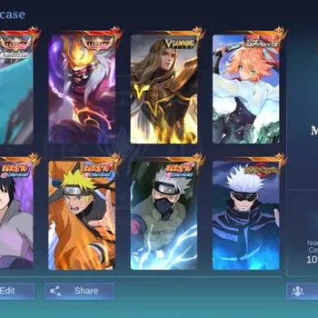 Mobile Legends: Bang Bang Accounts Collector Global|Skin415|Mega|Legend Franco+Alpha,Aspirants Fanny+Layla+Ruby,Prime