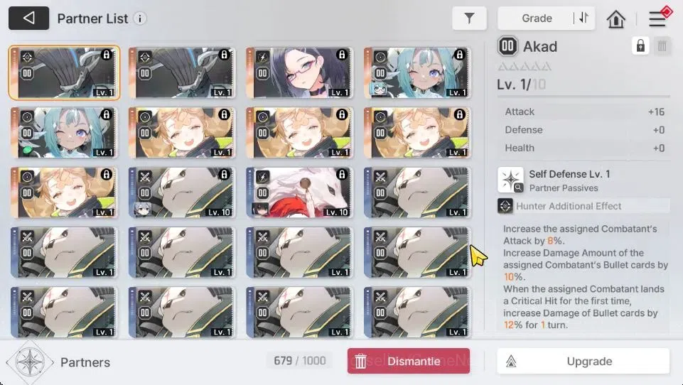 Chaos Zero Nightmare Accounts ASIA Lv 54|10 SSR[HeidemarieM5+Sign,Tiphera,Narja, image 8