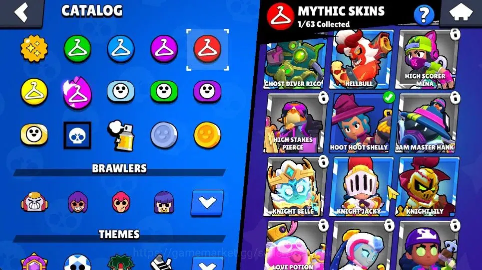 Brawl Stars Accounts 7590 Trophy|42 Brawlers 3 Max|1 Legend [Surge] 10 Myth|2 HyperC[S Gem Rico,S Rico] 1 Myth[HH Shelly 16