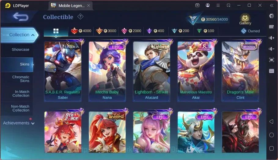 Mobile Legends: Bang Bang Accounts Global|Skin 132|Expert|Collector Natalia|Collab Va image 7