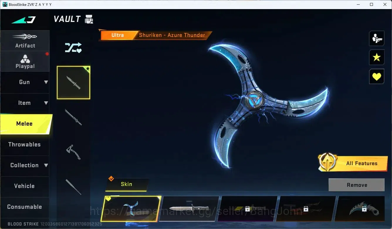 Blood Strike Accounts ASIA|1 EVO: FAL-Evolved Draco|1 AOT: FAL-Primal Gi image 12
