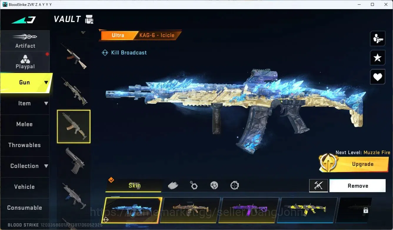 Blood Strike Accounts ASIA|1 EVO: FAL-Evolved Draco|1 AOT: FAL-Primal Gi image 5