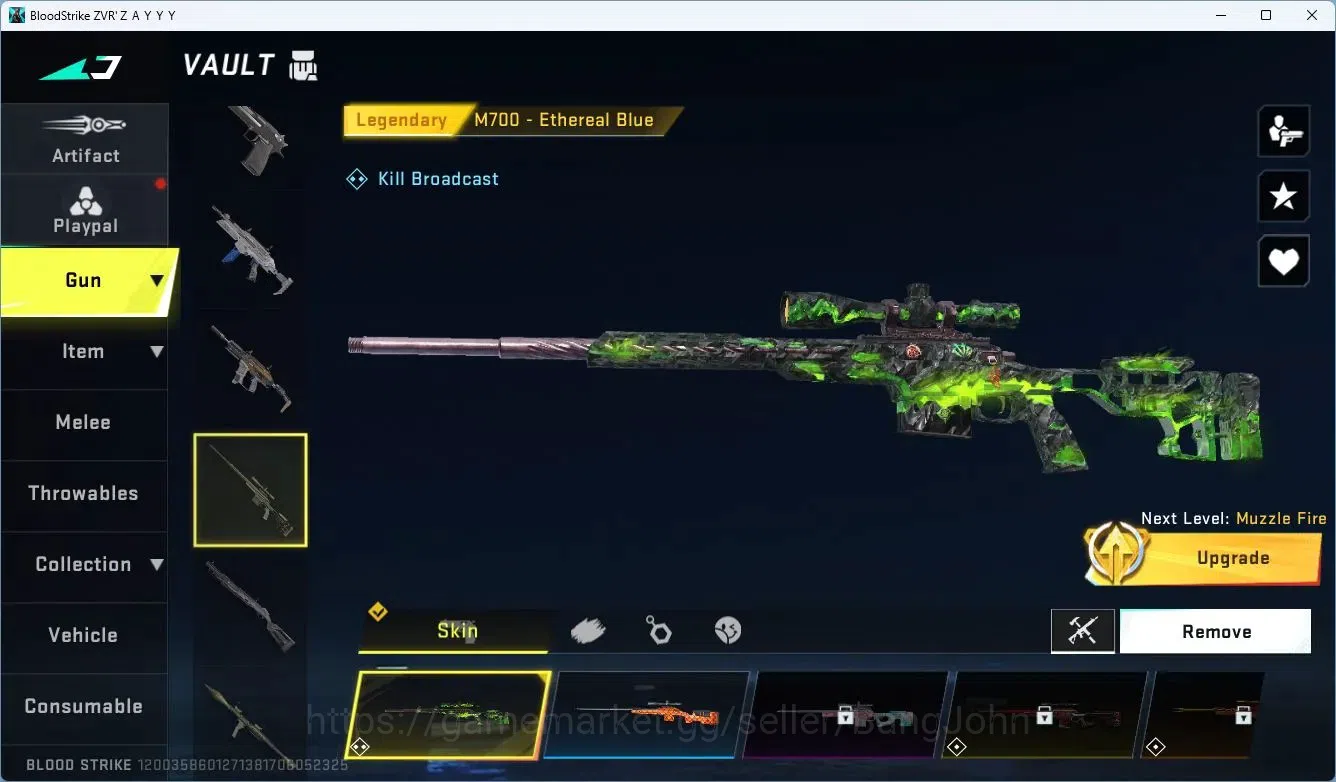 Blood Strike Accounts ASIA|1 EVO: FAL-Evolved Draco|1 AOT: FAL-Primal Gi image 8
