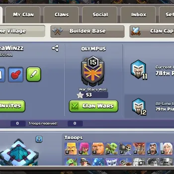 Clash of Clans Accounts High-End TH13-BH10|LVL109|BK35,AQ43,MP32,GW14,RC4|BM1-BC15|HH10|1 legendary & 2 Gold Skins|706 Gems
