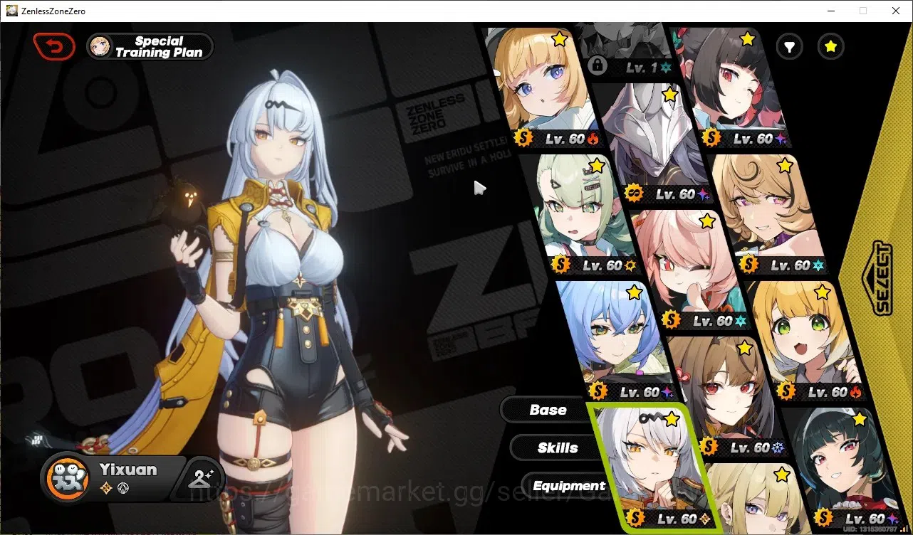 Zenless Zone Zero Accounts Others Asia|IK 60|3 VH +PremTeam|13 Limited (YSG M1,Lucia M1,Pyrois M2,Yixuan,Yu,Evelyn)+Sign 1