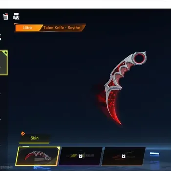 Blood Strike Accounts Rare Skin ASIA|Meele Ultra Talon Knife Scythe|Ultra SPIKE Twilight Baron|3 Legendary M4A1 Venom,SCAR