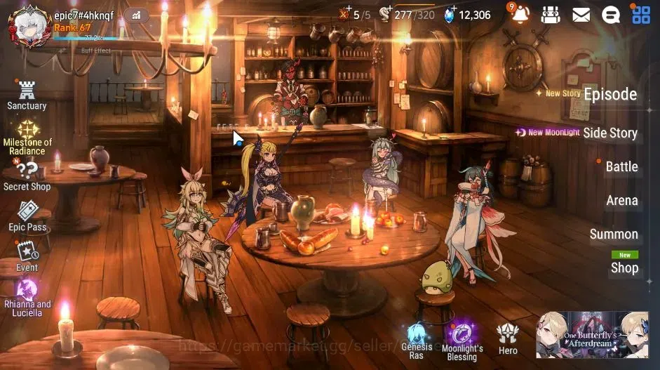 Epic Seven Accounts GLOBAL Unverif|NewEra|18 ML(Rhiana&Luciel,Salome,L image 2