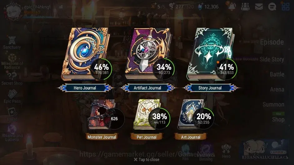 Epic Seven Accounts GLOBAL Unverif|NewEra|18 ML(Rhiana&Luciel,Salome,L image 3