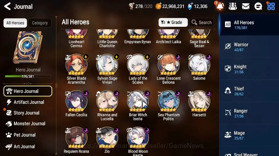 Epic Seven Accounts GLOBAL Unverif|NewEra|18 ML(Rhiana&Luciel,Salome,L image 5