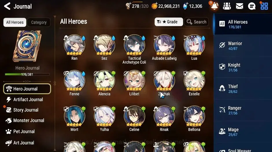 Epic Seven Accounts GLOBAL Unverif|NewEra|18 ML(Rhiana&Luciel,Salome,L image 7