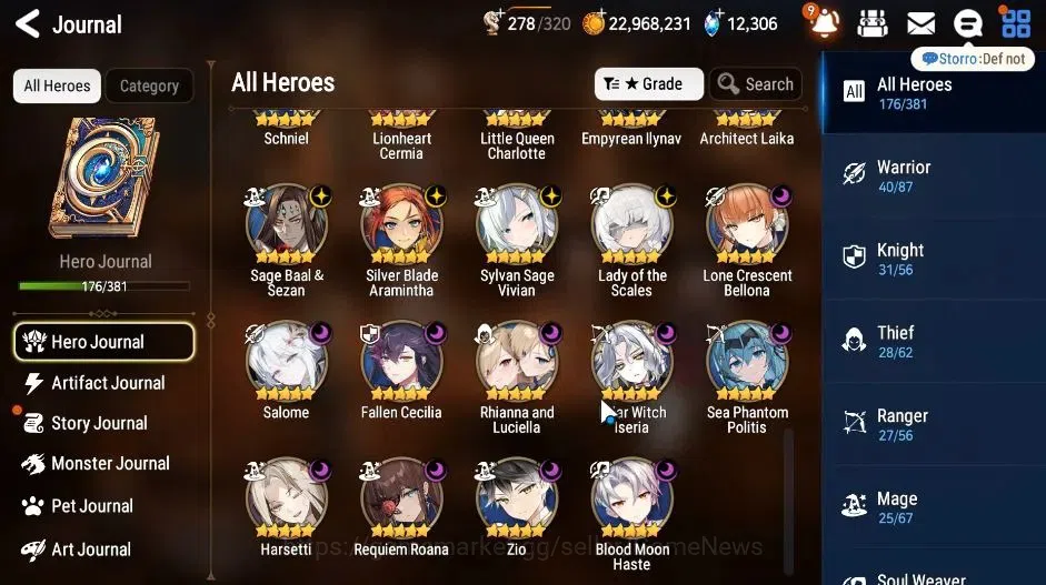 Epic Seven Accounts GLOBAL Unverif|NewEra|18 ML(Rhiana&Luciel,Salome,L image 9