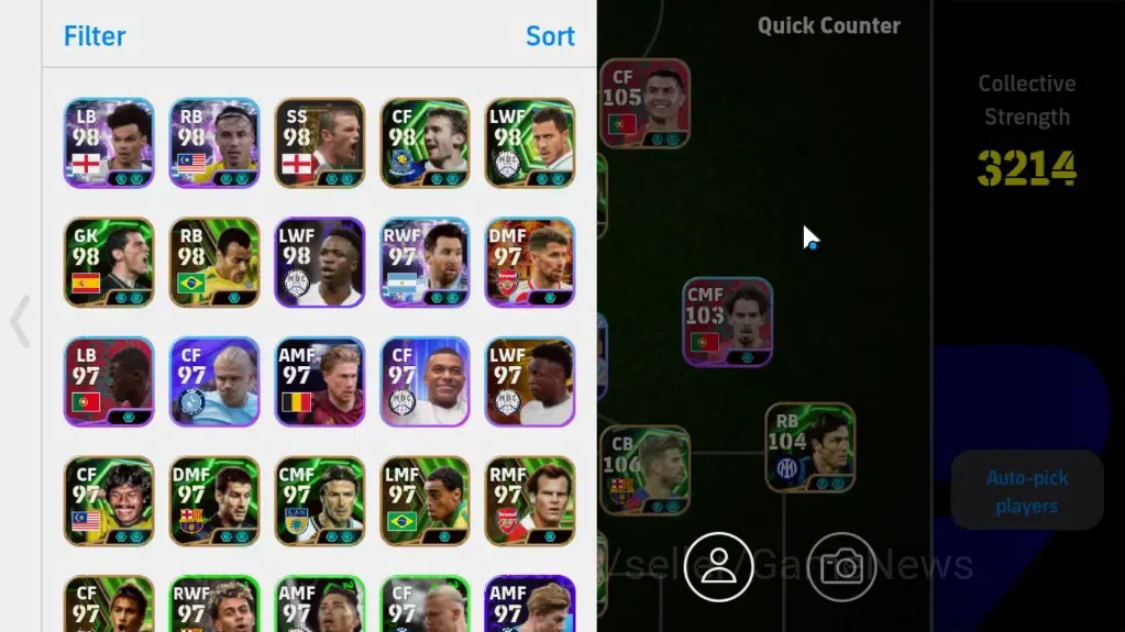 eFootball Accounts Android |31Epic|Cristiano Ronaldo,Gerard Piques,Di image 2
