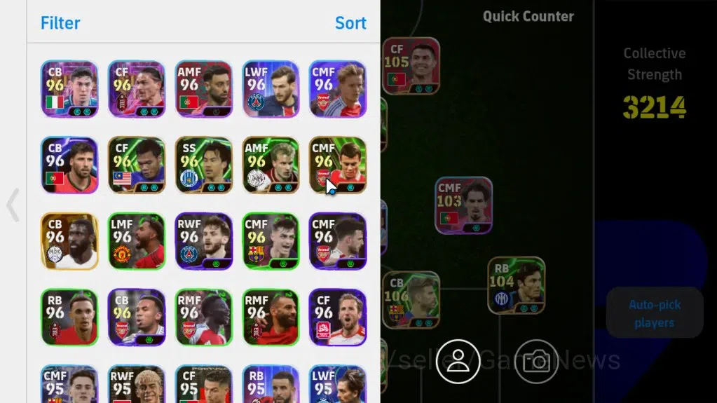 eFootball Accounts Android |31Epic|Cristiano Ronaldo,Gerard Piques,Di image 3