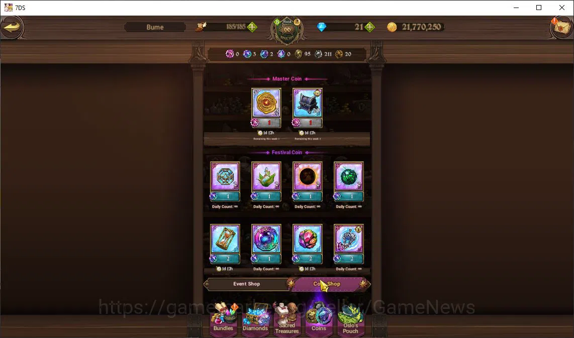 The Seven Deadly Sins: Grand Cross Accounts Global|1,2M CC|2 LR+5 UR+Collab ReZero|Reinhard,He image 7