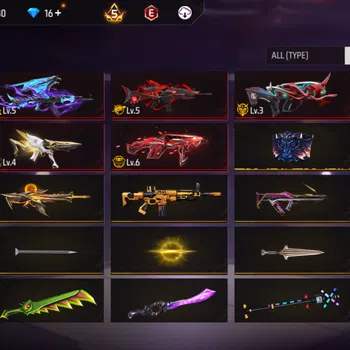 Free Fire Accounts Lvl 68 | 6 evos | 1 maxed mp40 | stacked account  | Entrance and dope emotes