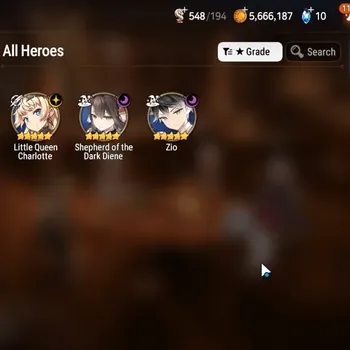 Epic Seven Accounts High-End GLOBAL UnVerif|NewEra|3 ML(Zio,Shepherd,LQ Charlotte)+Lidica,TA Coli,Ruiza,Tenebria,Etc|4,8K