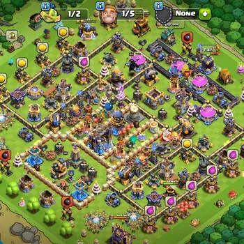 Clash of Clans Accounts High-End th 18 defense 80%heroes lvl 70-70-45-40-30-7full equipment epic