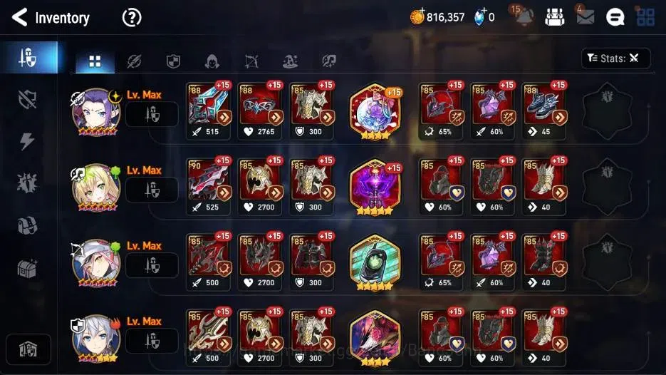 Epic Seven Accounts Global | 3 ML(Empyrean Ilynav,Lone Wolf Peira,Hars image 12