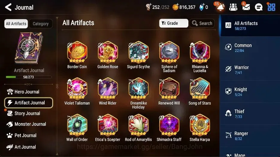 Epic Seven Accounts Global | 3 ML(Empyrean Ilynav,Lone Wolf Peira,Hars image 7