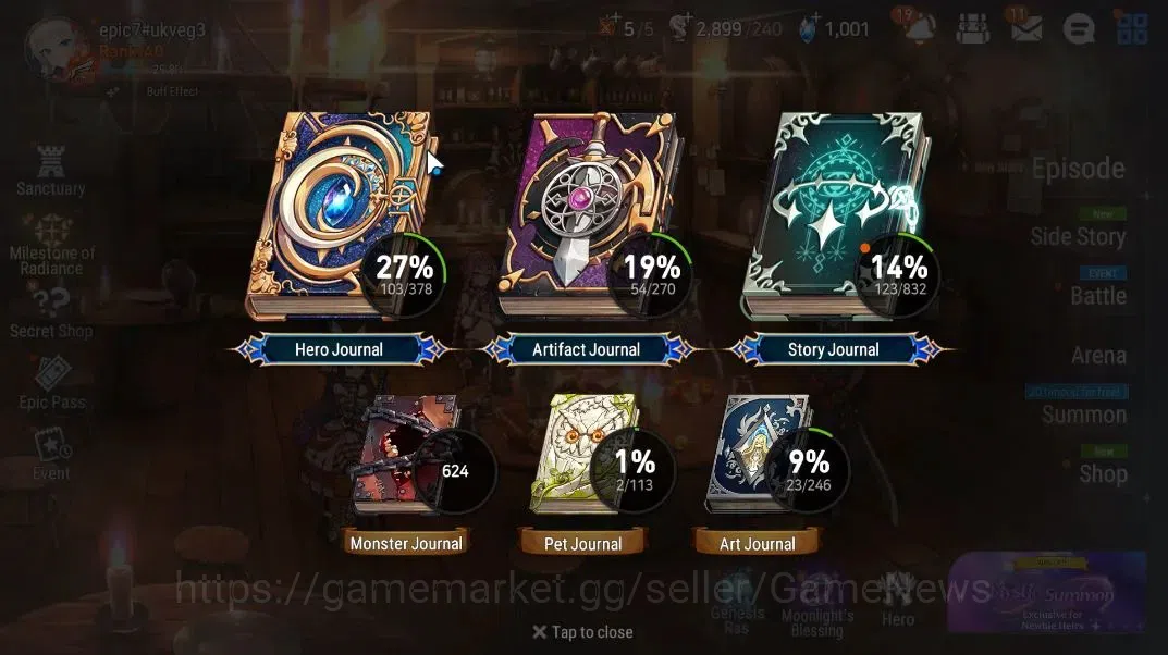 Epic Seven Accounts GLOBAL Unverif|New Era|6 ML(Salome,NM Luna,SS Vivi image 3