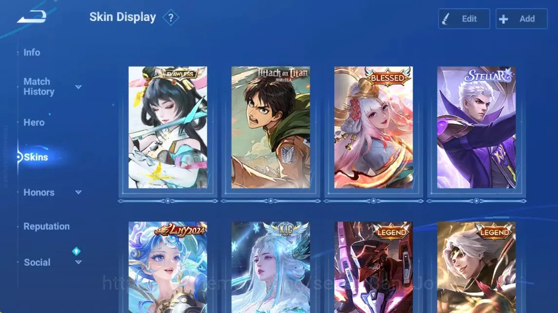 Honor of Kings Accounts Rare Skin Global|133H 238S|Flawless Arli|AOT [Eren]|Blessed Nakoruru|LNY2024 Angela|Legend 5