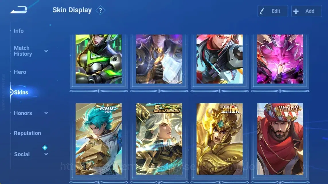 Honor of Kings Accounts Rare Skin Global|133H 238S|Flawless Arli|AOT [Eren]|Blessed Nakoruru|LNY2024 Angela|Legend 7