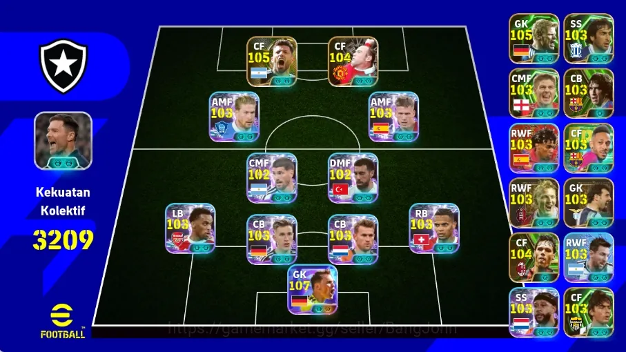 eFootball Accounts Others Android|PW 3209|Manuel Neuer ShowT,Sergio Aguero Epic,Raul Epic,Eden Hazard Epic,Steven Gerrard 1
