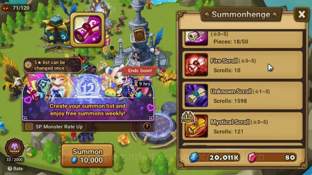 Summoners War: Sky Arena Accounts GLOBAL | NB 5 TESHAR,Starter Gacha 115 12Y+160 11Y image 3