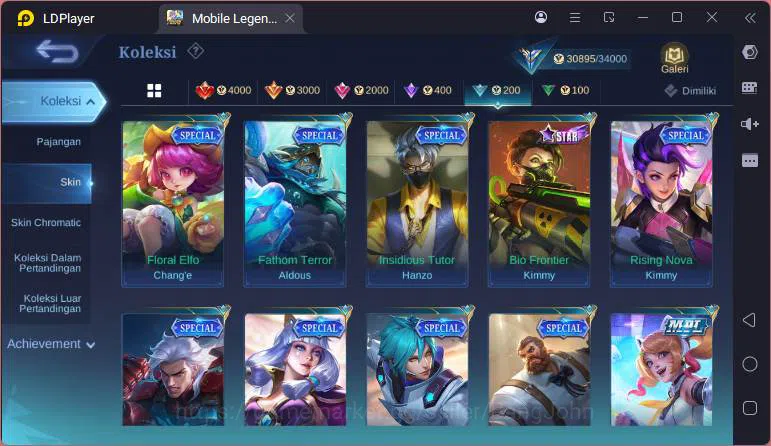 Mobile Legends: Bang Bang Accounts GLOBAL|Hero 82|Skin 119|Prime Granger,Valent Fanny image 11