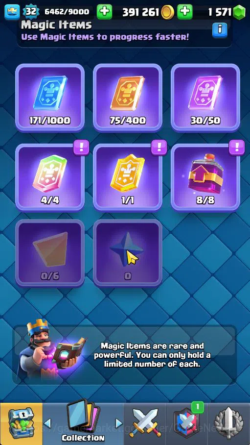 Clash Royale Accounts Starter Lv 32|Trophy 6023|KTL 11|Limited Skin|Card 107| 5 EVO 1 Champ 14 Legendary 33 Epic 30 Rare 29 13
