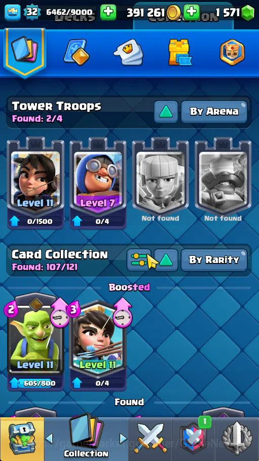 Clash Royale Accounts Starter Lv 32|Trophy 6023|KTL 11|Limited Skin|Card 107| 5 EVO 1 Champ 14 Legendary 33 Epic 30 Rare 29 4