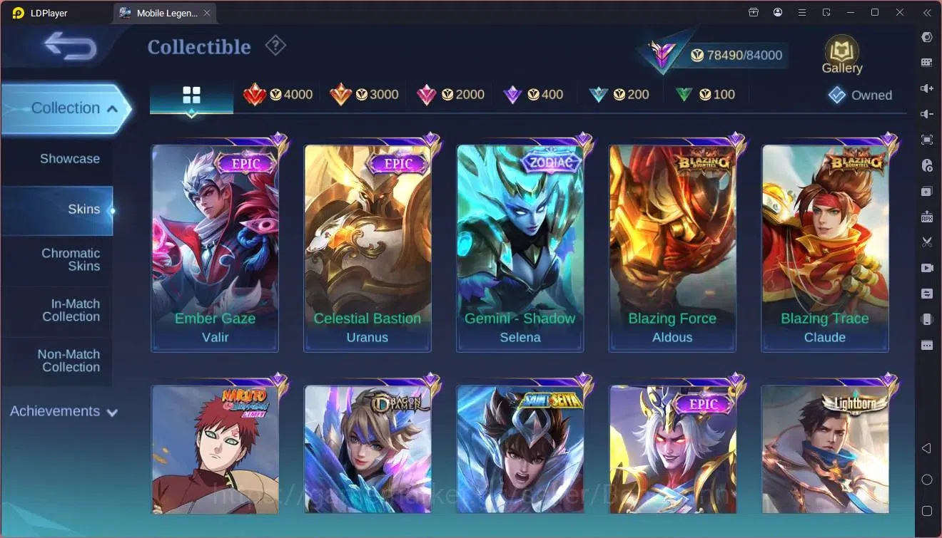 Mobile Legends: Bang Bang Accounts Global |Hero 130|Skin 285|Renowned|Naruto Lukas|AS image 14