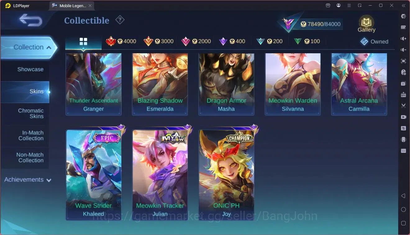 Mobile Legends: Bang Bang Accounts Global |Hero 130|Skin 285|Renowned|Naruto Lukas|AS image 17