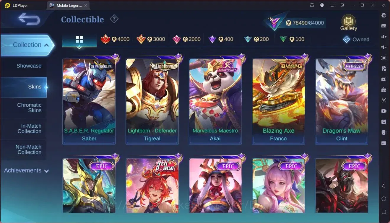 Mobile Legends: Bang Bang Accounts Global |Hero 130|Skin 285|Renowned|Naruto Lukas|AS image 9