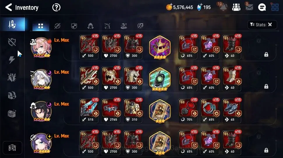 Epic Seven Accounts Global|UnVerif|2 ML(Rhianna&Luciel,BW Iseria)+Baal image 15