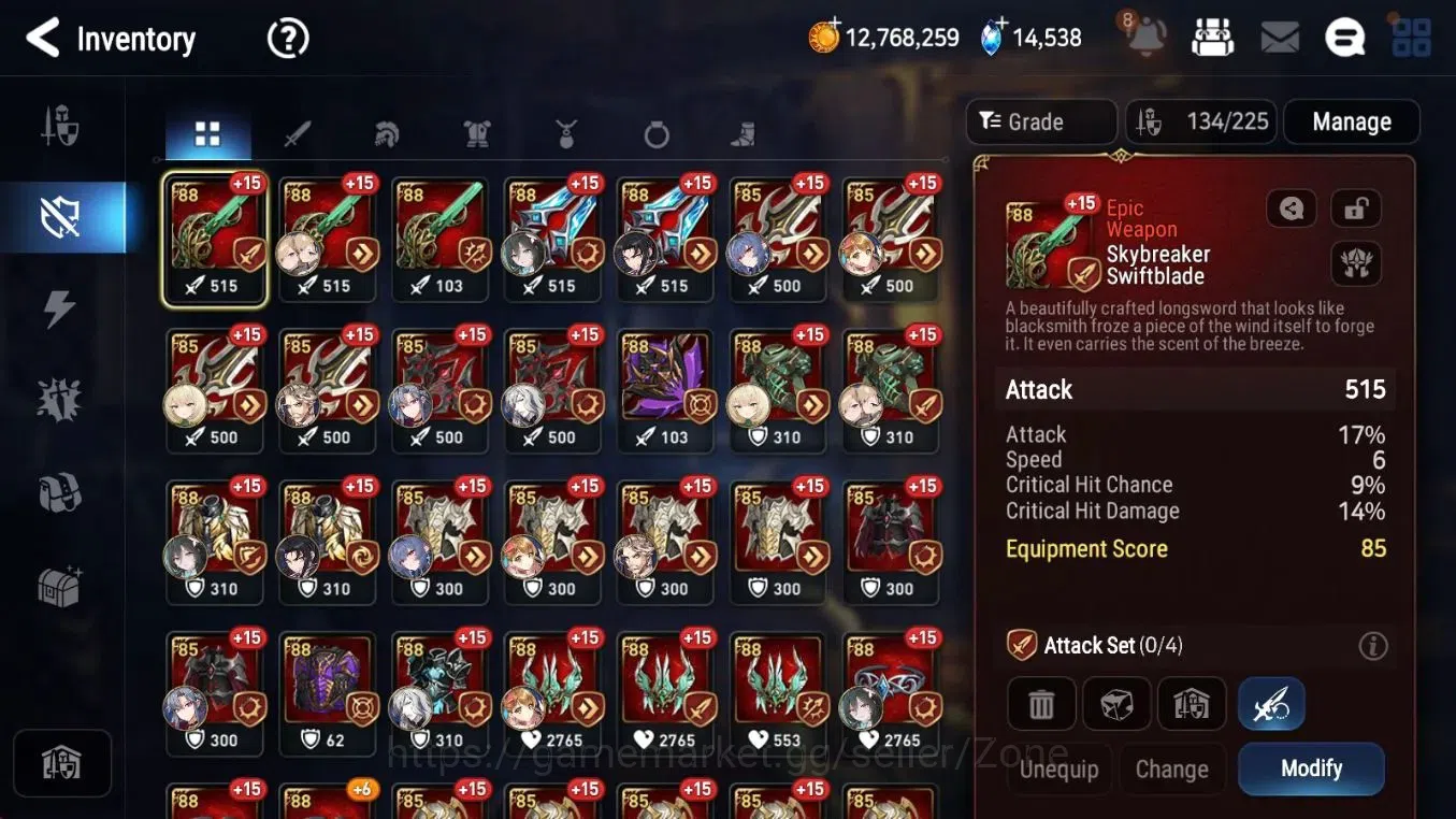 Epic Seven Accounts Mid-Tier Global Unverif|10ML (RnL, Belian, DBSenya, Etc.)|PoH ON14|MoR27|SS 1.1K|Stove(ES765Z) 10
